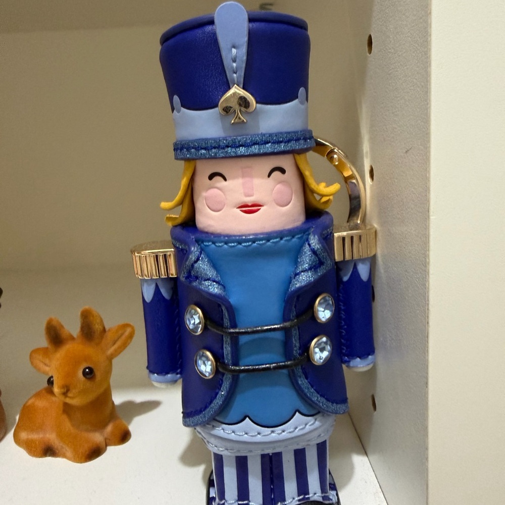 Kate Spade Blue Nutcracker Key Holder